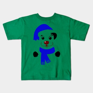 Dog In Santa Attire Kids T-Shirt